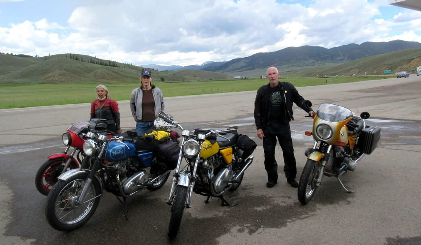 Robin Webster, Debby Johnson and Scott Shuler on the Century Ride